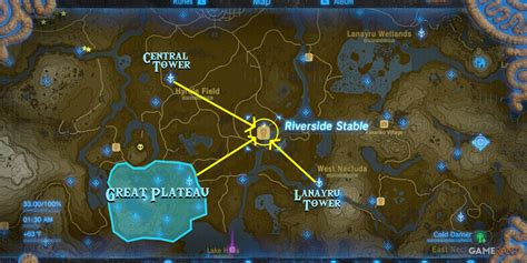 breath of the wild royal recipe|where is riverside stable botw.